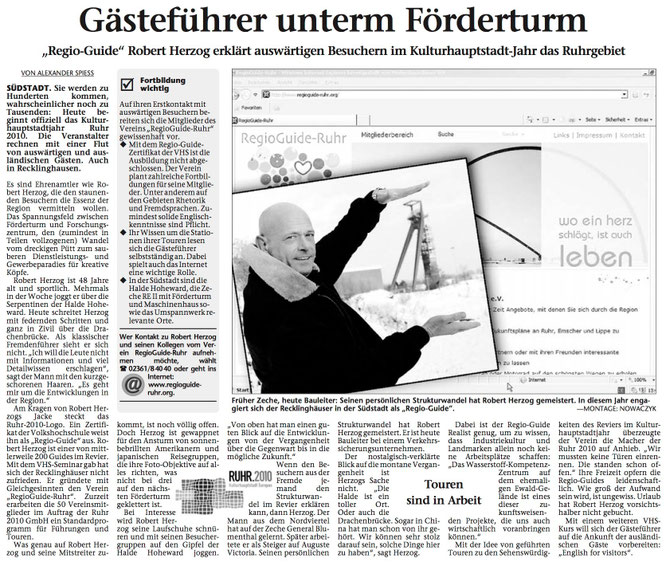 Recklinghäuser Zeitung 09.01.10